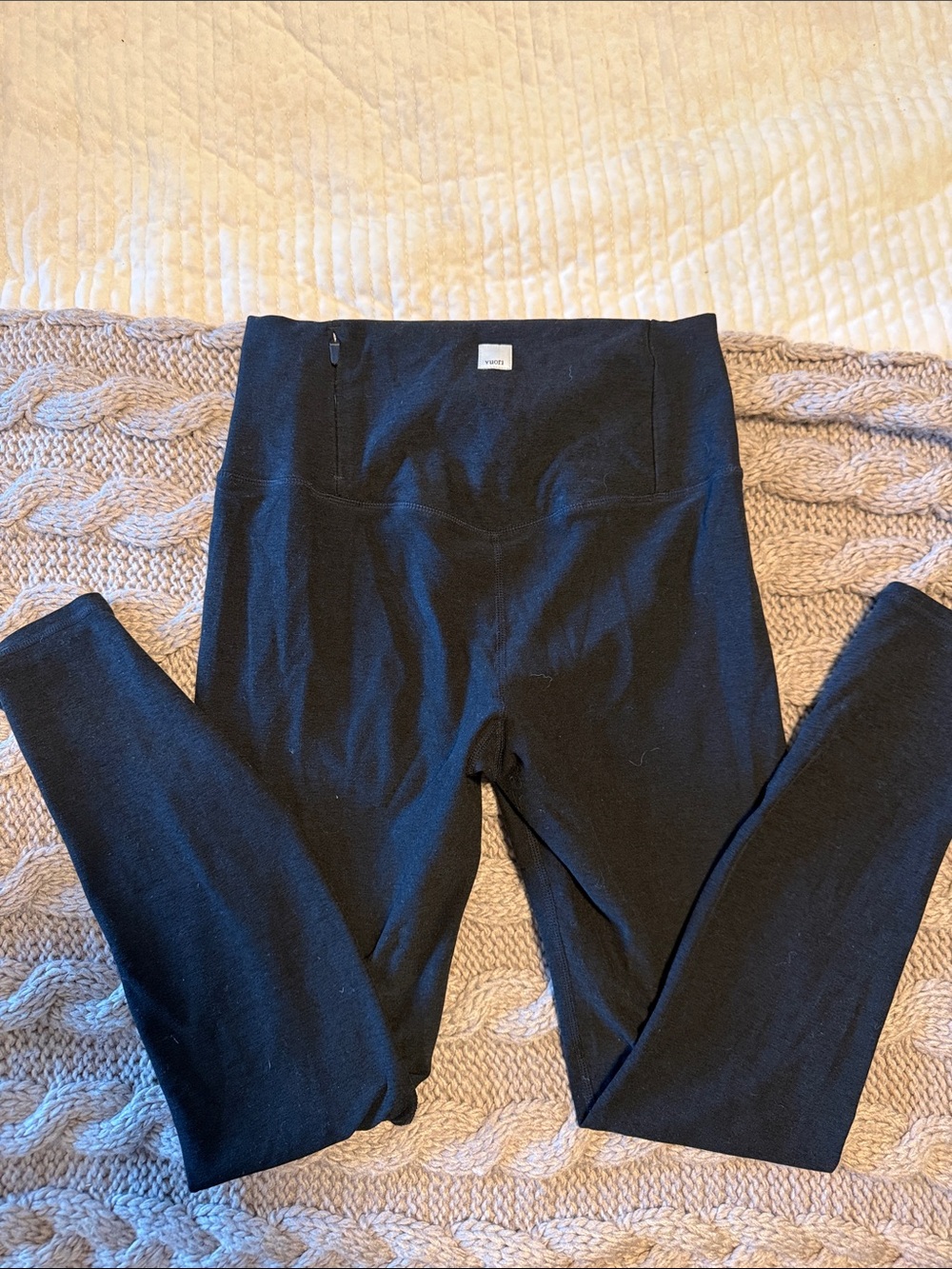 Vuori Black Leggings with High Waistband